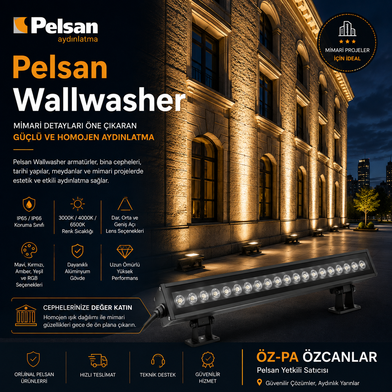 Pelsan Lineer Armatür | LED Lineer Aydınlatma Modelleri