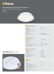Pelsan Tira S 30W Sıva Üstü Yuvarlak 4000K IP40 Led Spot Armatür - 216287