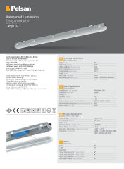 Pelsan Largo G2 26W 6500K IP65 120cm Led Etanj Armatür - 116061