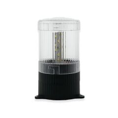 İK-201 Led Flaşörlü İkaz Lambası Taban Montaj Beyaz - 220VAC