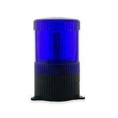 İK-201 Led Flaşörlü İkaz Lambası Taban Montaj Mavi - 24VDC-AC
