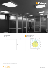 Pelsan Dekoled 36W 6500K 60x60 IP40 Sıva Üstü Led Ofis Armatürü - 111500