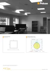 Pelsan Isoled 36W 6500K 30X120 IP40 Sıva Altı Led Ofis Armatürü - 113009