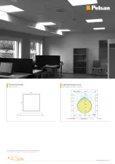 Pelsan Isoled 36W 4000K 30X120 IP40 Sıva Altı Led Ofis Armatürü - 113008