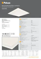 Pelsan Isoled 36W 4000K 30X120 IP40 Sıva Altı Led Ofis Armatürü - 113008