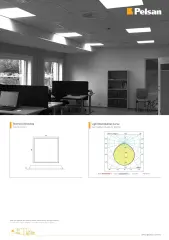 Pelsan Isoled 17W 4000K 30X60 IP40 Sıva Altı Led Ofis Armatürü - 111821