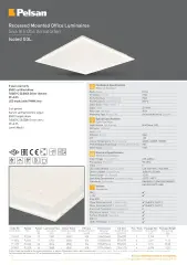 Pelsan Isoled 17W 4000K 30X60 IP40 Sıva Altı Led Ofis Armatürü - 111821