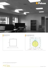 Pelsan Isoled 17W 6500K 30X60 IP40 Sıva Altı Led Ofis Armatürü - 111822