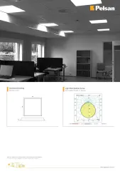 Pelsan Isoled 12W 6500K 30X30 IP40 Sıva Altı Led Ofis Armatürü - 115347