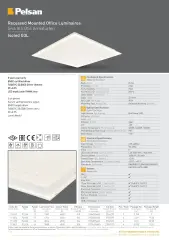 Pelsan Isoled 12W 6500K 30X30 IP40 Sıva Altı Led Ofis Armatürü - 115347