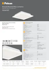 Pelsan Clealed 12W 4000K 30×30 Sıva Altı Tarak PCB - 113657