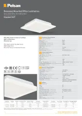 Pelsan Clealed 12W 6500K 30×30 Sıva Altı Tarak PCB - 111358