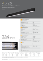 Pelsan 20W 4000K IP40 Sıva Üstü Led Lineer Armatür Linna – 209137